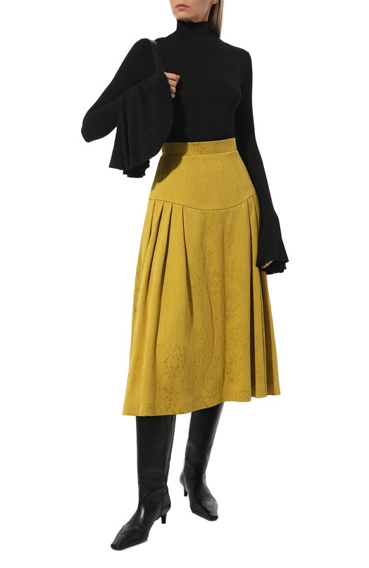 фото Юбка из хлопка и вискозы ulyana sergeenko