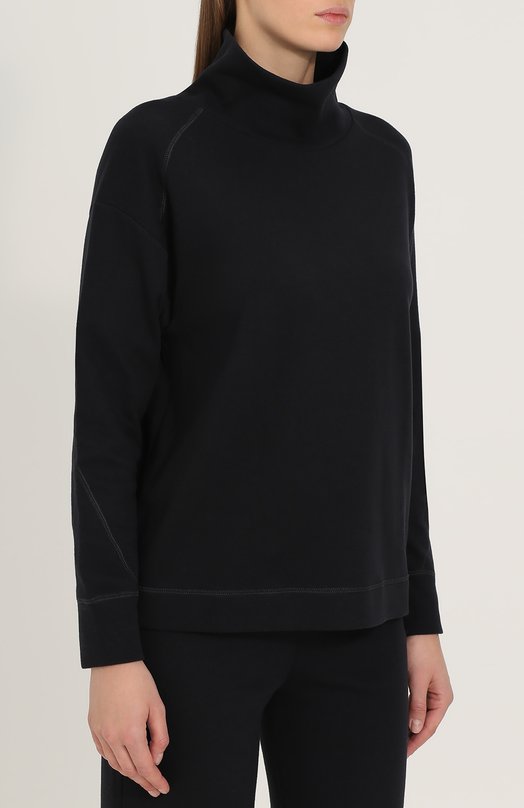 фото Хлопковый свитер с высоким воротником giorgio armani