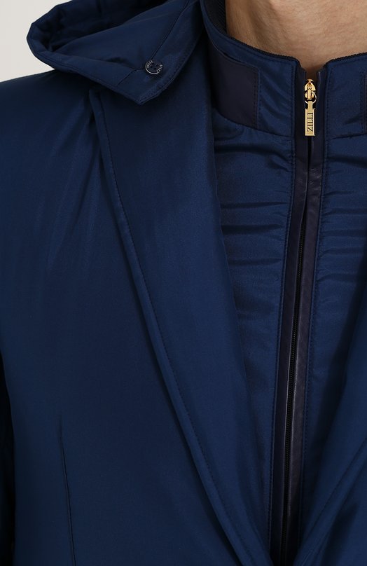 фото Шелковая куртка на пуговицах с подстежкой zilli