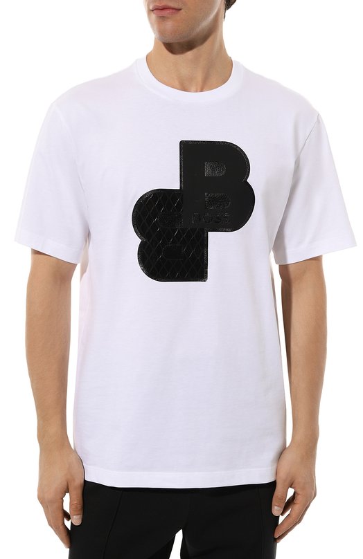 фото Хлопковая футболка boss