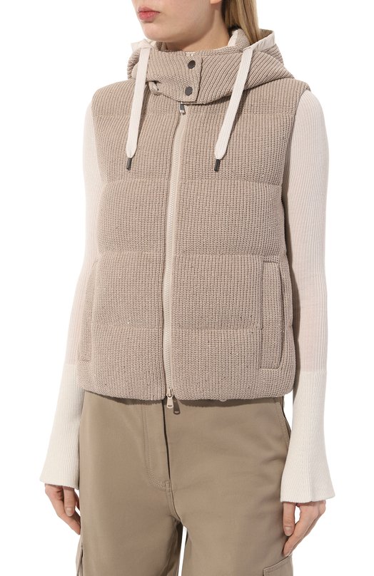 фото Пуховый жилет brunello cucinelli