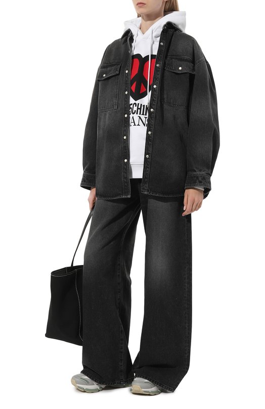 фото Хлопковое худи m05ch1no jeans