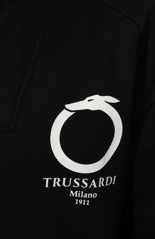 фото Хлопковый свитшот trussardi