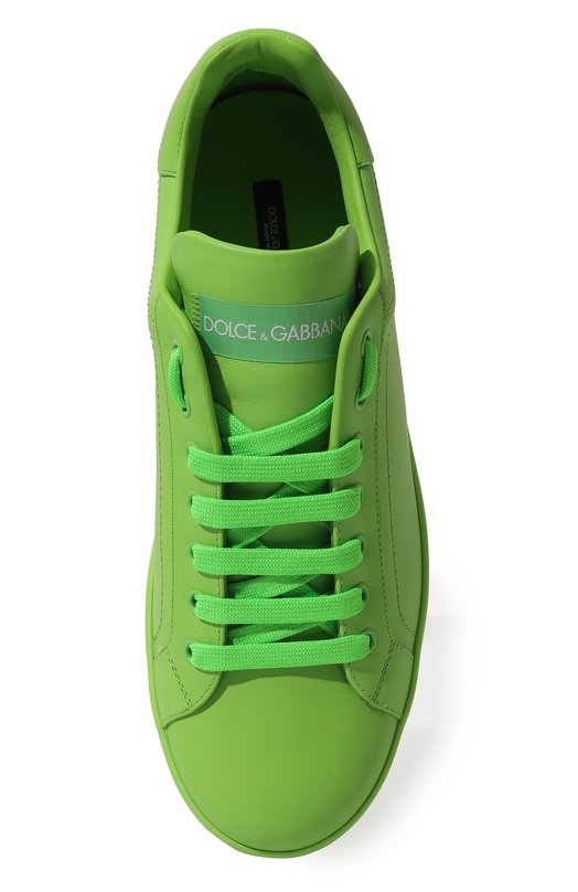 фото Кожаные кеды portofino dolce & gabbana