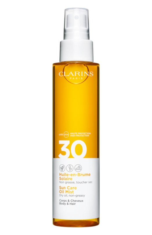 фото Солнцезащитное масло-спрей для тела и волос spf 30 (150ml) clarins