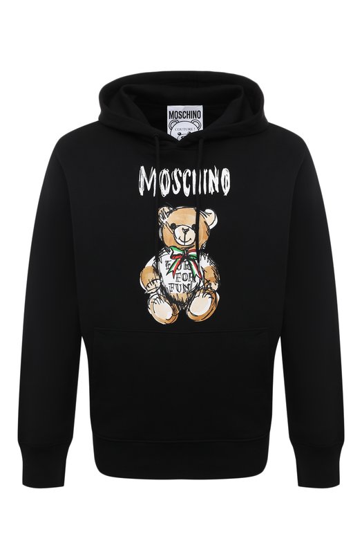 фото Хлопковое худи moschino