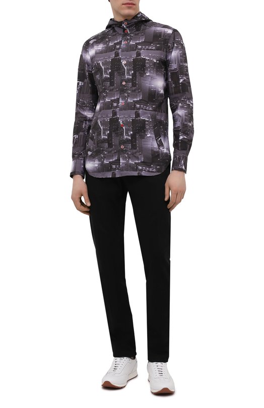 фото Хлопковая рубашка kiton