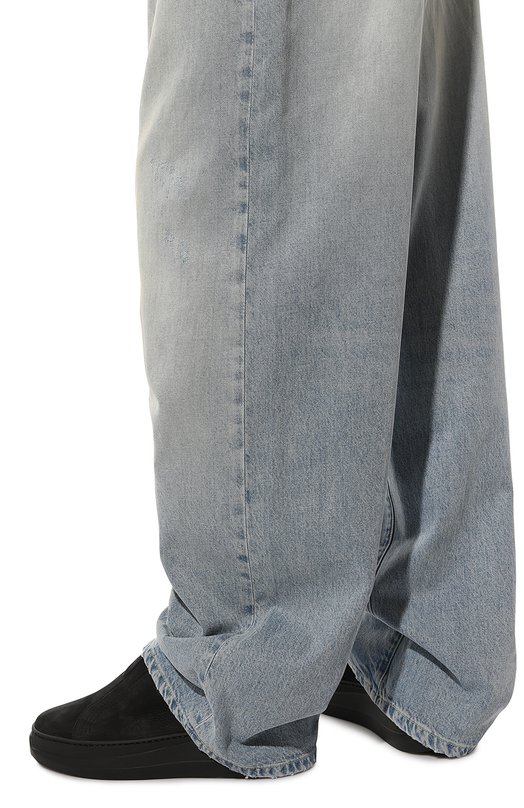 фото Слипоны из нубука zilli