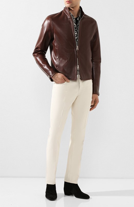 фото Кожаная куртка tom ford