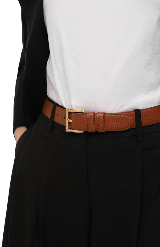 фото Кожаный ремень prada