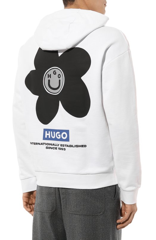 фото Хлопковое худи hugo