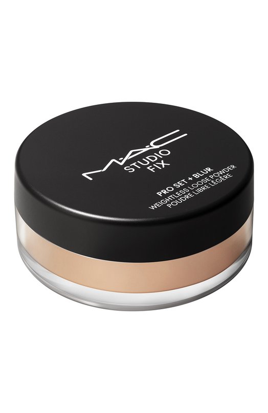 фото Рассыпчатая пудра studio fix pro set + blur weightless loose powder, medium deep (6.5g) mac