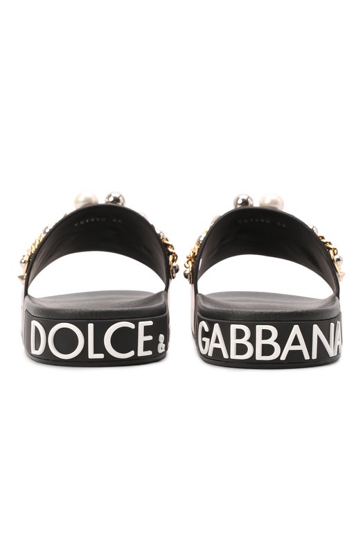 фото Кожаные шлепанцы dolce & gabbana