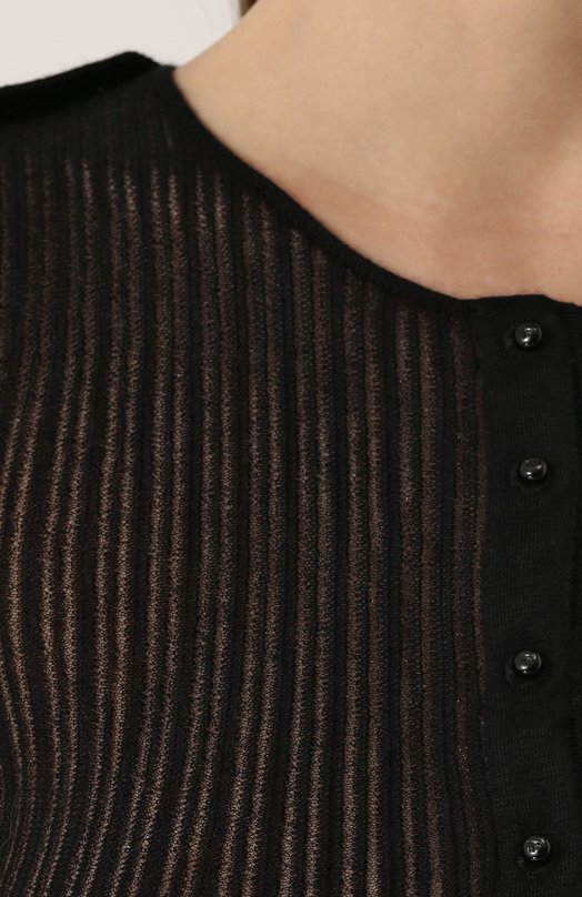 фото Пуловер фактурной вязки из смеси кашемира и шелка tom ford