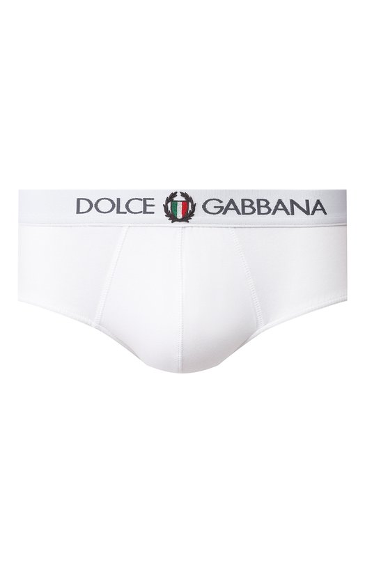 фото Хлопковые хипсы с широкой резинкой dolce & gabbana