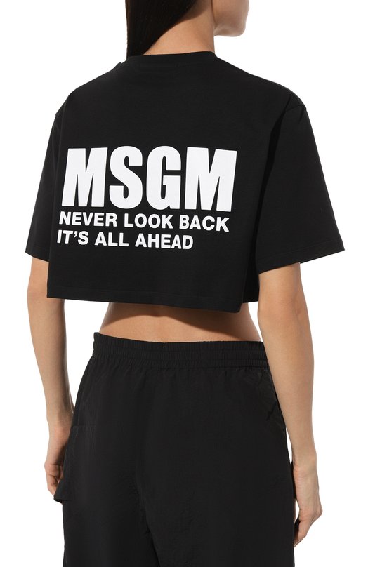 фото Хлопковая футболка msgm