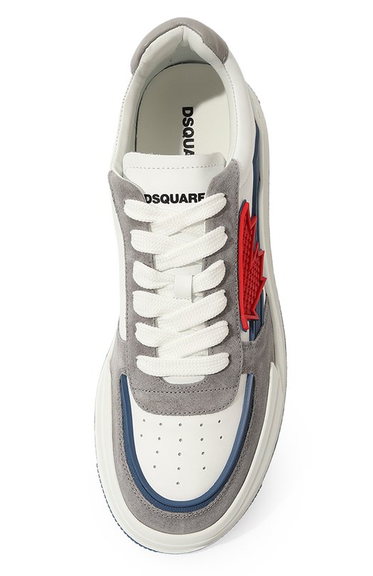 фото Кожаные кеды canadian dsquared2