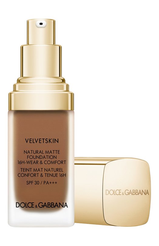 фото Матирующее тональное средство-флюид velvetskin, оттенок tan 420 (30ml) dolce & gabbana