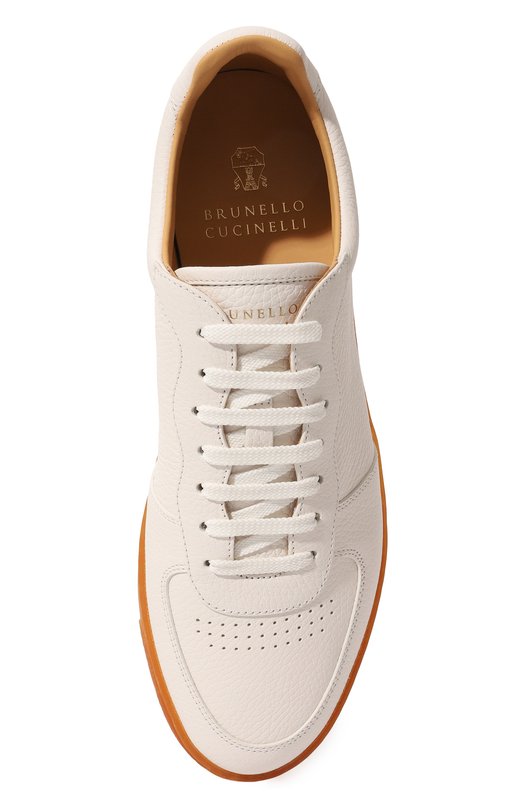 фото Кожаные кеды brunello cucinelli