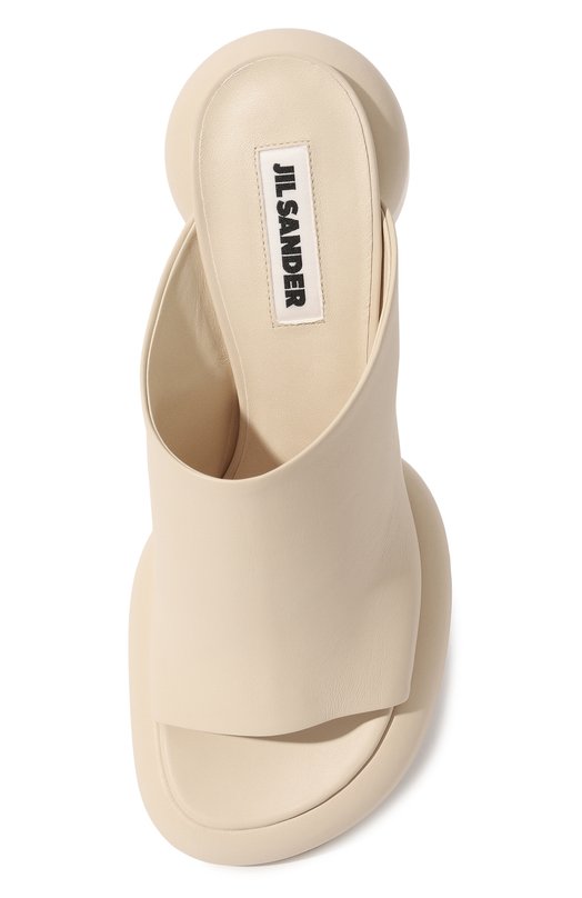 фото Кожаные мюли jil sander