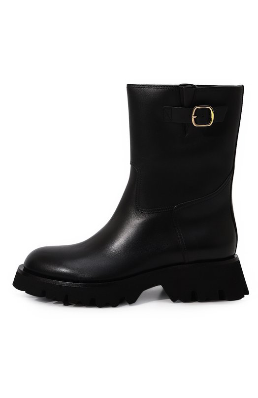 фото Кожаные полусапоги santoni