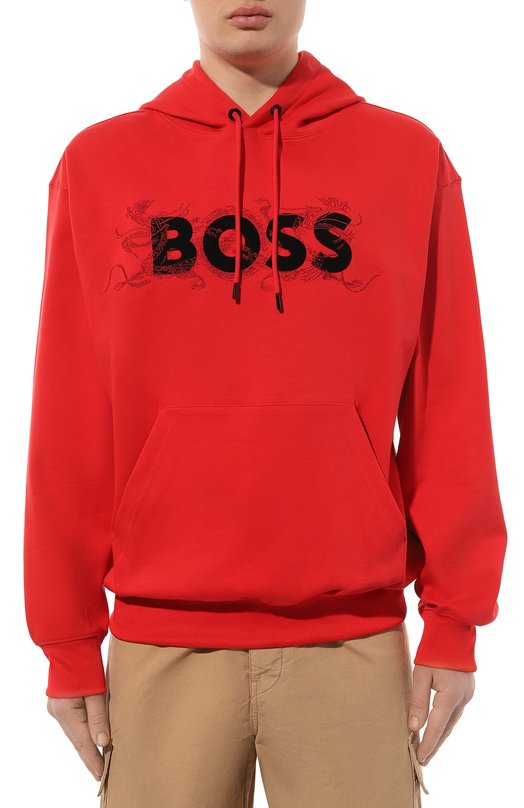 фото Хлопковое худи boss