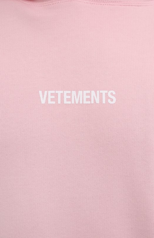 фото Хлопковое худи vetements