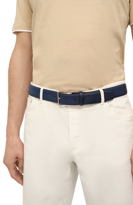 фото Кожаный ремень santoni