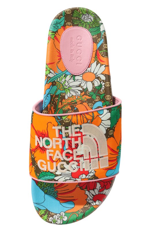 фото Текстильные шлепанцы the north face x gucci gucci