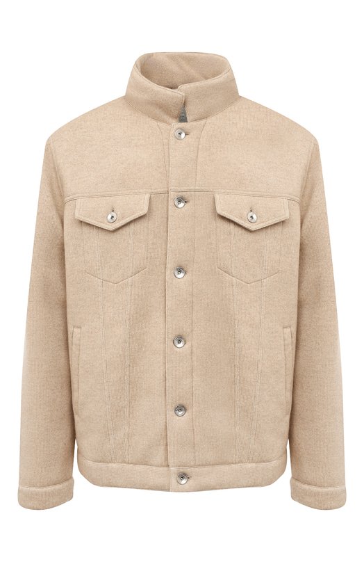 фото Пуховая куртка-рубашка brunello cucinelli