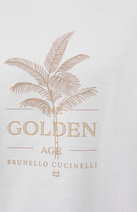 фото Хлопковая футболка brunello cucinelli