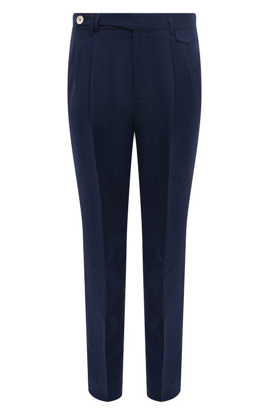 фото Брюки из шерсти и льна brunello cucinelli