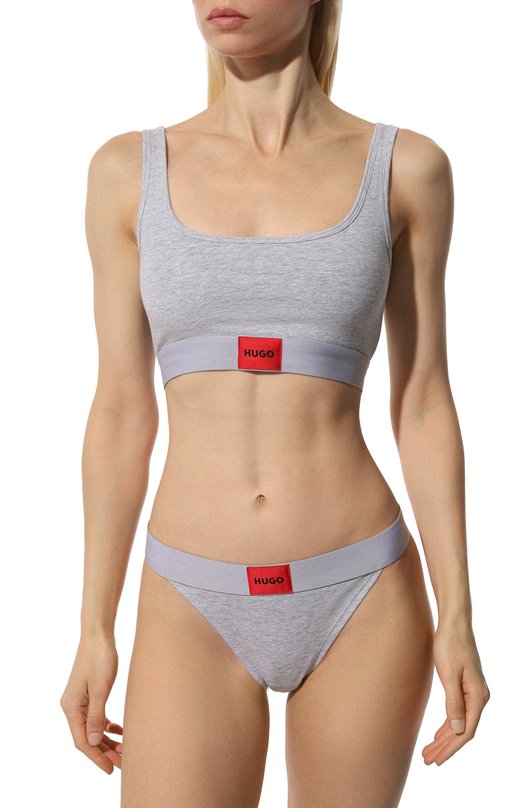 фото Хлопковый бра-топ hugo