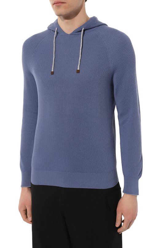 фото Хлопковое худи brunello cucinelli