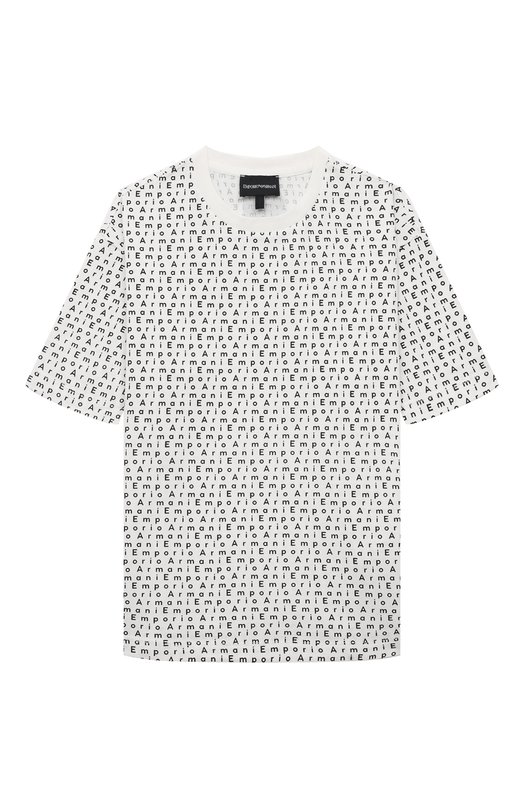 Хлопковая футболка Emporio Armani