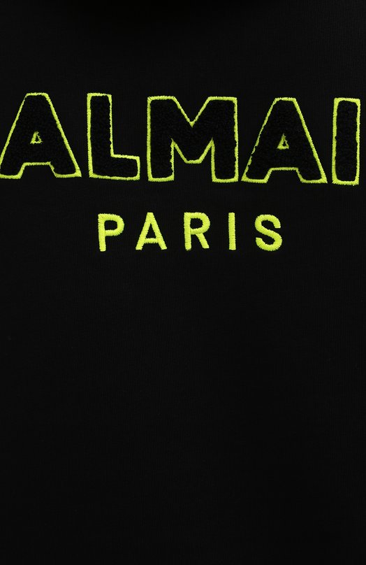 фото Хлопковое худи balmain x rossignol balmain