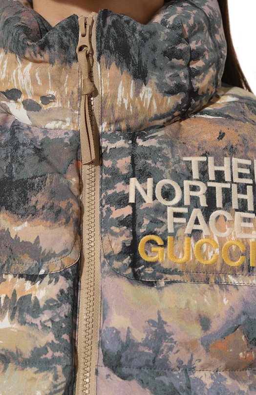 фото Пуховый жилет the north face x gucci gucci