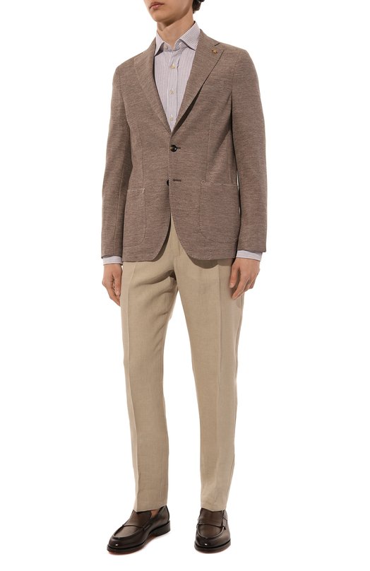 фото Хлопковая рубашка andrea campagna