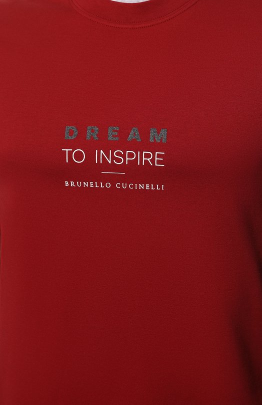 фото Хлопковая футболка brunello cucinelli