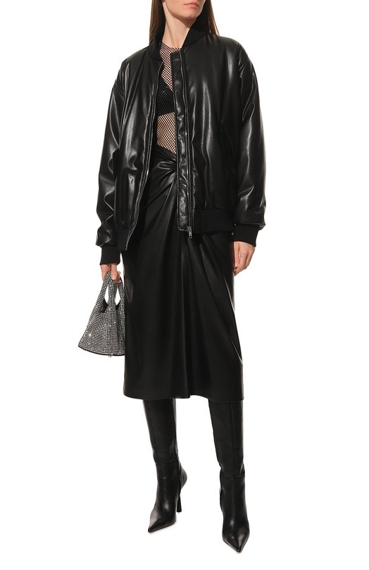 фото Юбка из экокожи msgm