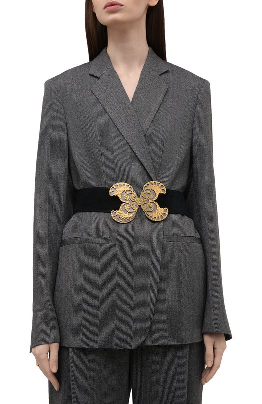 фото Замшевый пояс saint laurent