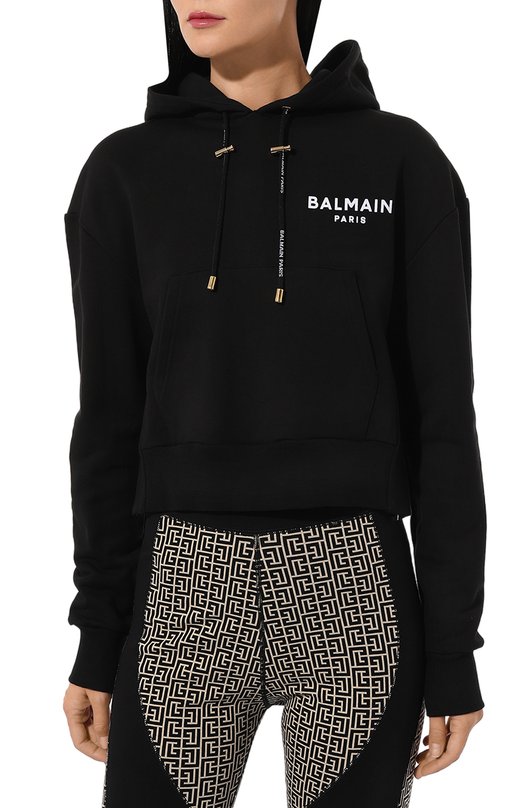 фото Хлопковое худи balmain