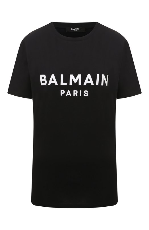 фото Хлопковая футболка balmain