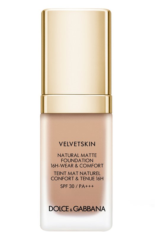 фото Матирующее тональное средство-флюид velvetskin, оттенок bronze 350 (30ml) dolce & gabbana