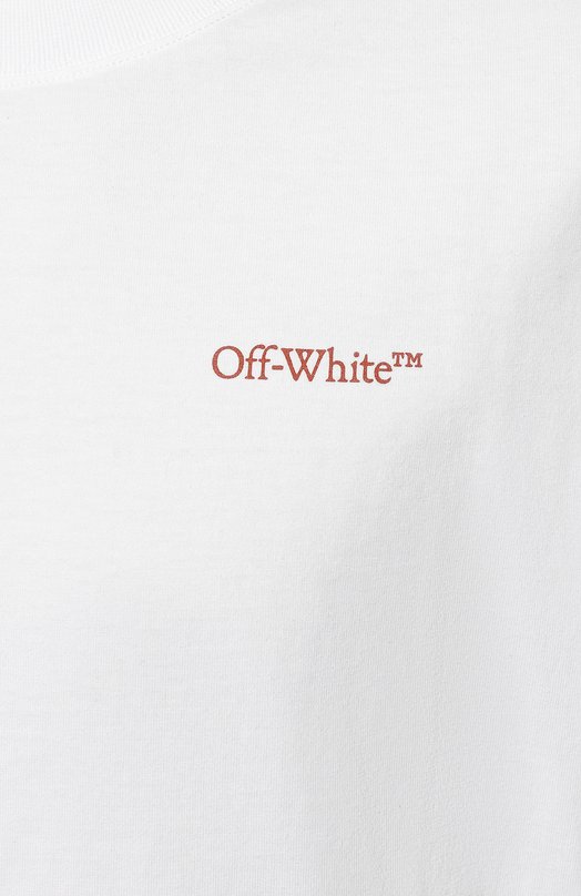 фото Хлопковая футболка off-white