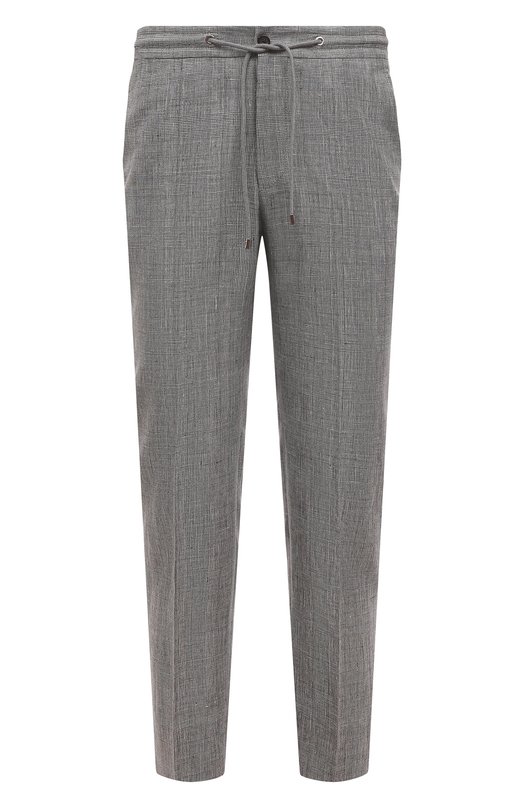 фото Брюки изо льна и шерсти corneliani