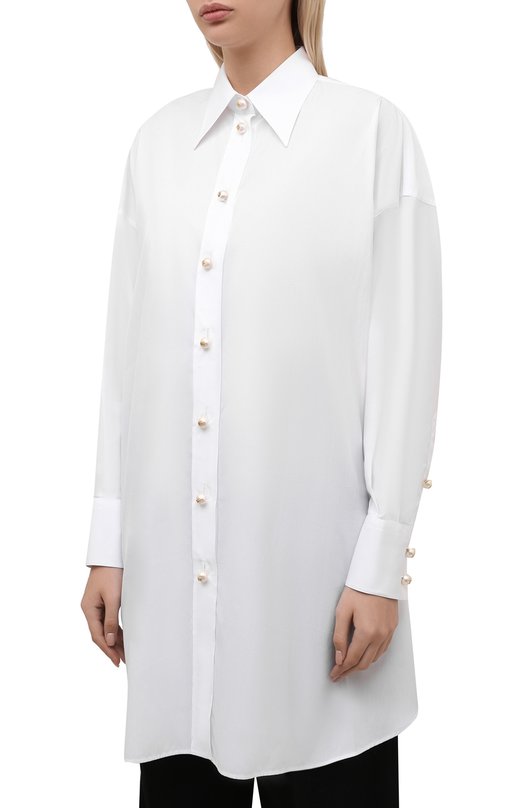 фото Рубашка из хлопка и вискозы dolce & gabbana