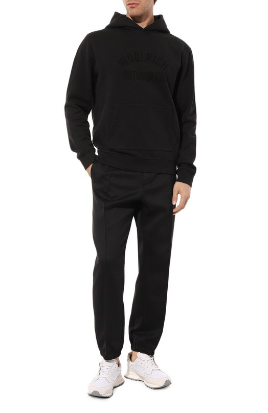 фото Хлопковое худи woolrich