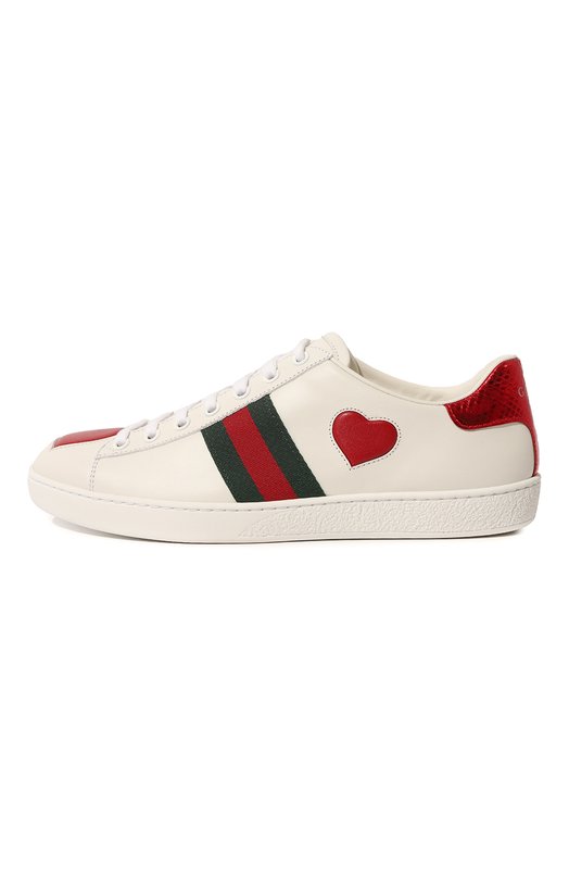 фото Кожаные кеды ace gucci