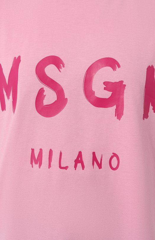 фото Хлопковая футболка msgm